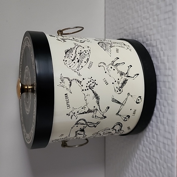 Vintage MCM Japan Enesco Ice Bucket ZODIAC SIGNS Horoscope Astrology Super Cool - Picture 2 of 8